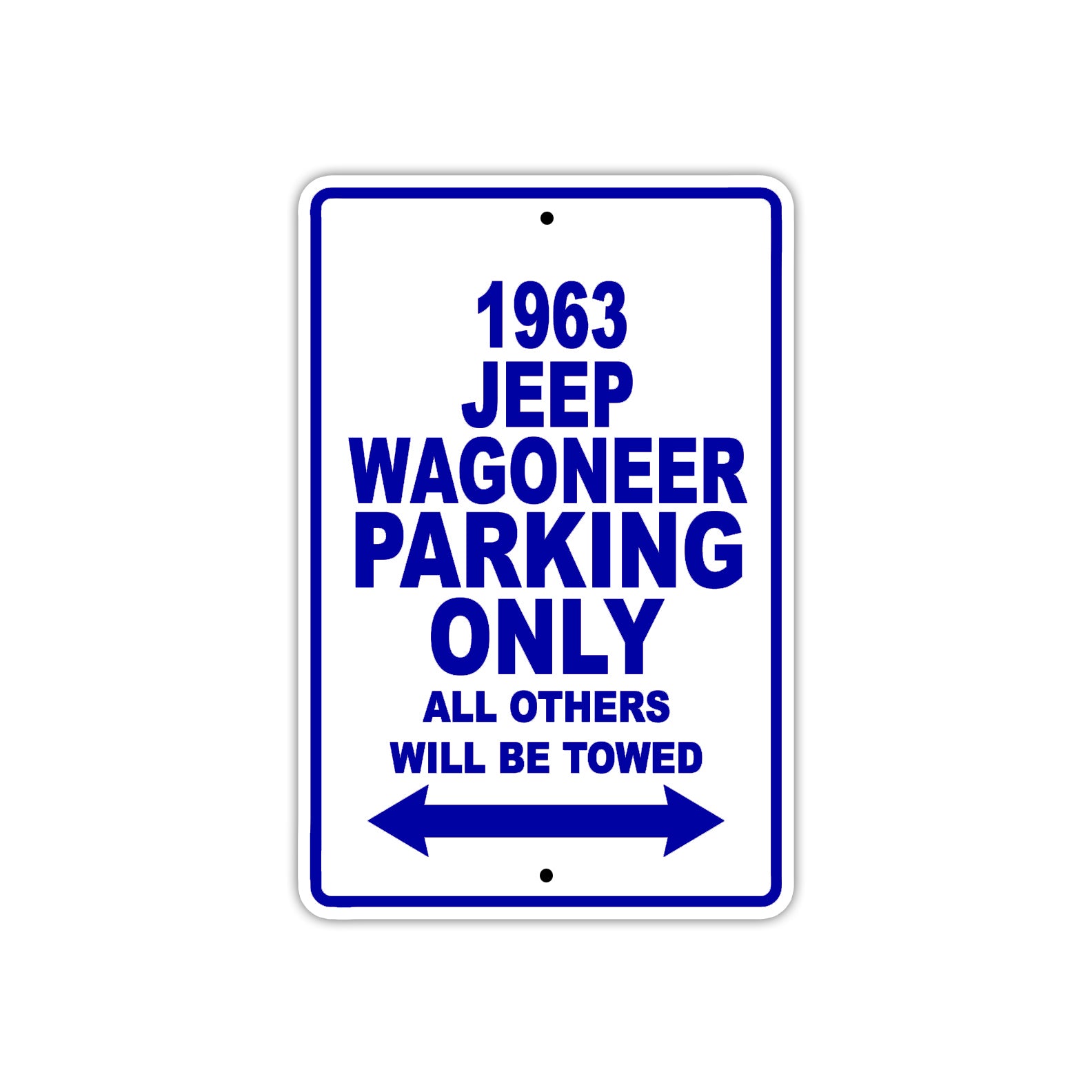 1963 Jeep Wagoneer Parking Only All Others Will Be Towed  