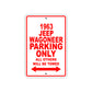 1963 Jeep Wagoneer Parking Only All Others Will Be Towed  