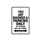 1963 Jeep Wagoneer SJ Parking Only All Others Will Be Towed