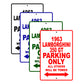 1963 Lambirghini 350 GT Parking Only All Others Will Be Towed