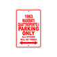 1963 Maserati Quattroporte I Parking Only All Others Will Be Towed 