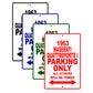 1963 Maserati Quattroporte I Parking Only All Others Will Be Towed Signs
