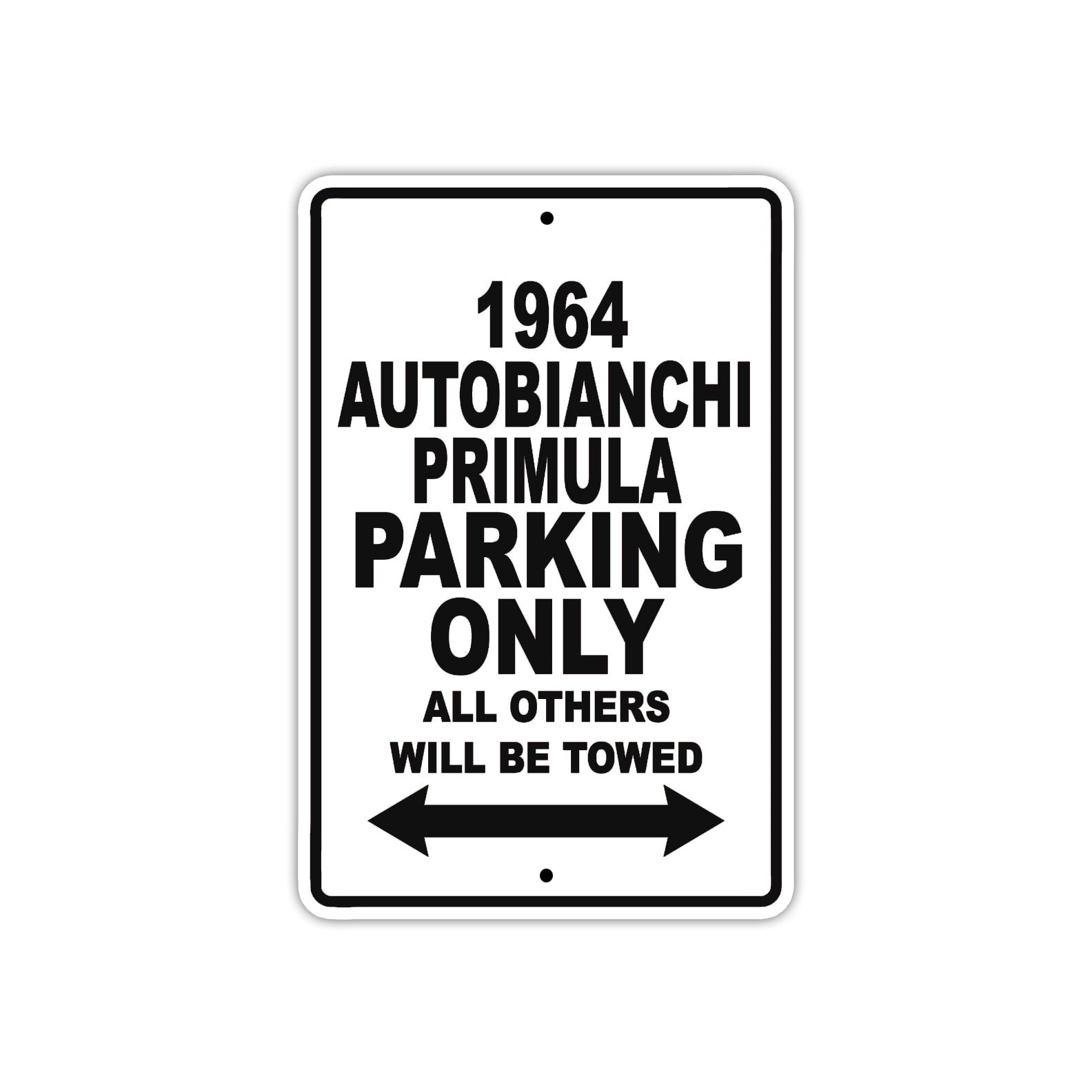 1964 Autobianchi Primula Parking Only All Others Will Be Towed
