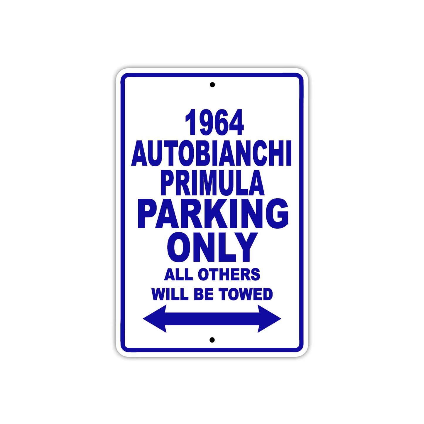 1964 Autobianchi Primula Parking Only All Others Will Be Towed