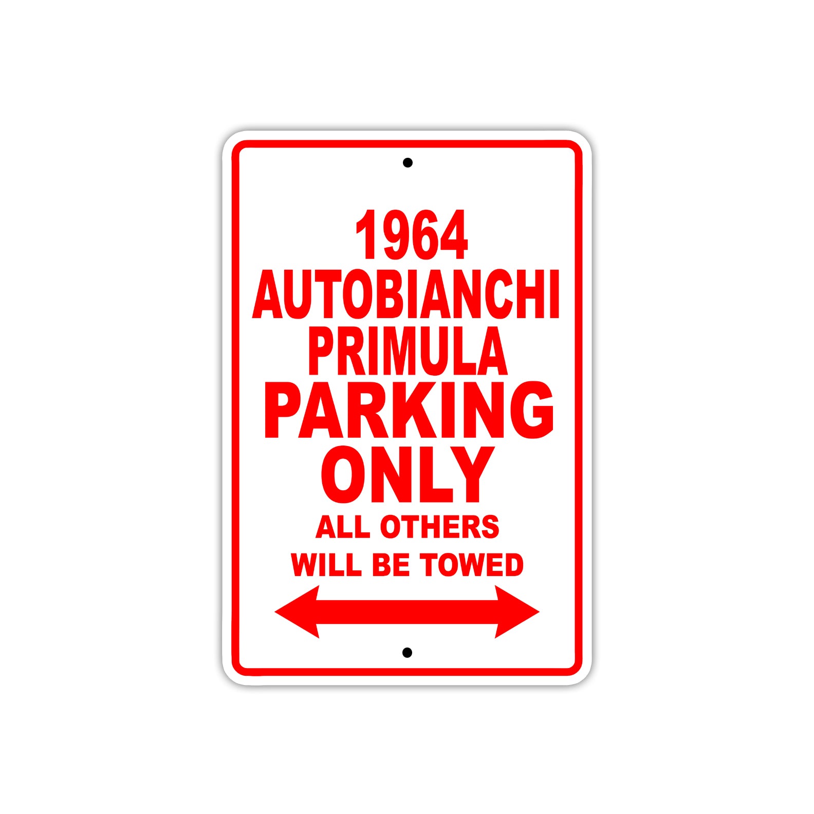 1964 Autobianchi Primula Parking Only All Others Will Be Towed