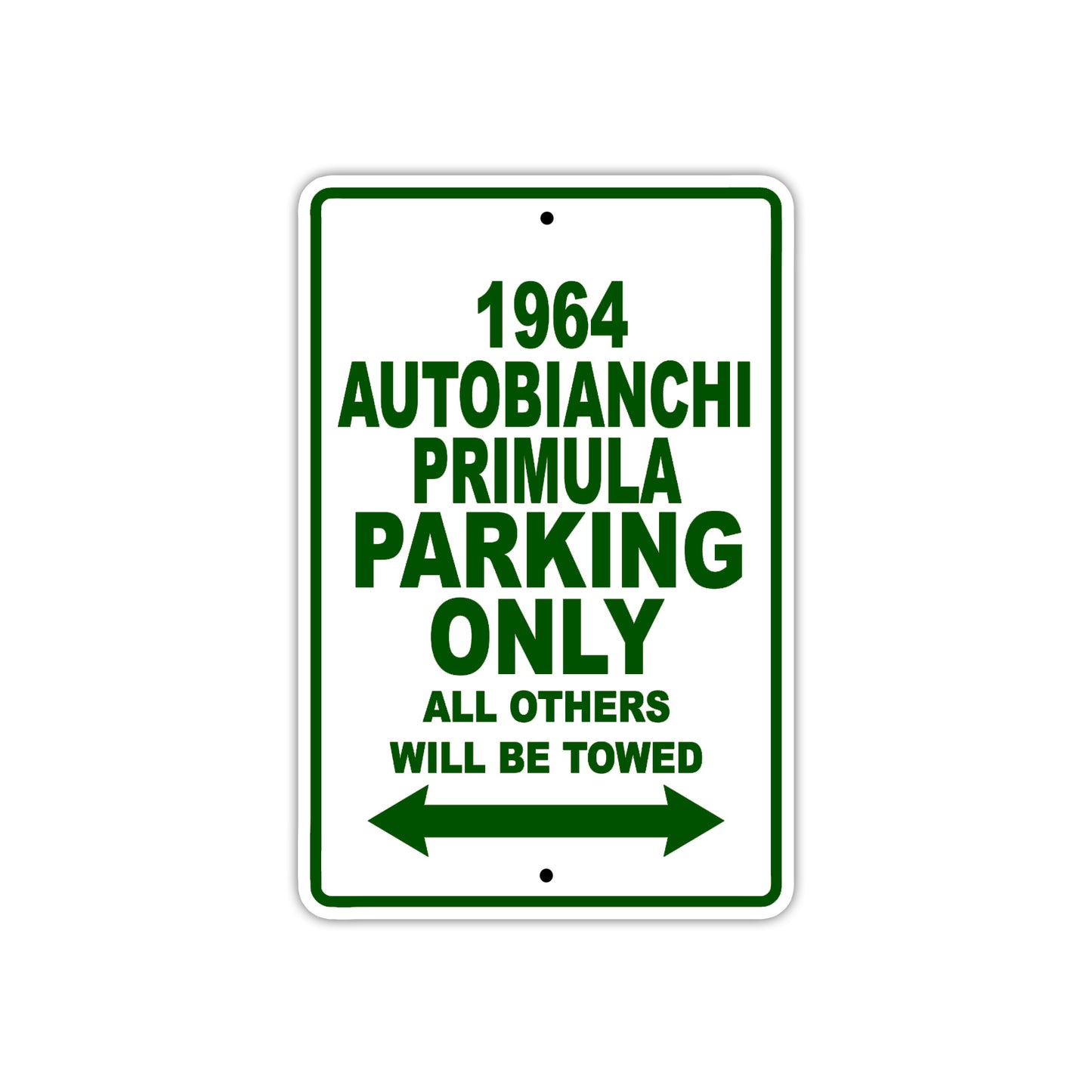 1964 Autobianchi Primula Parking Only All Others Will Be Towed