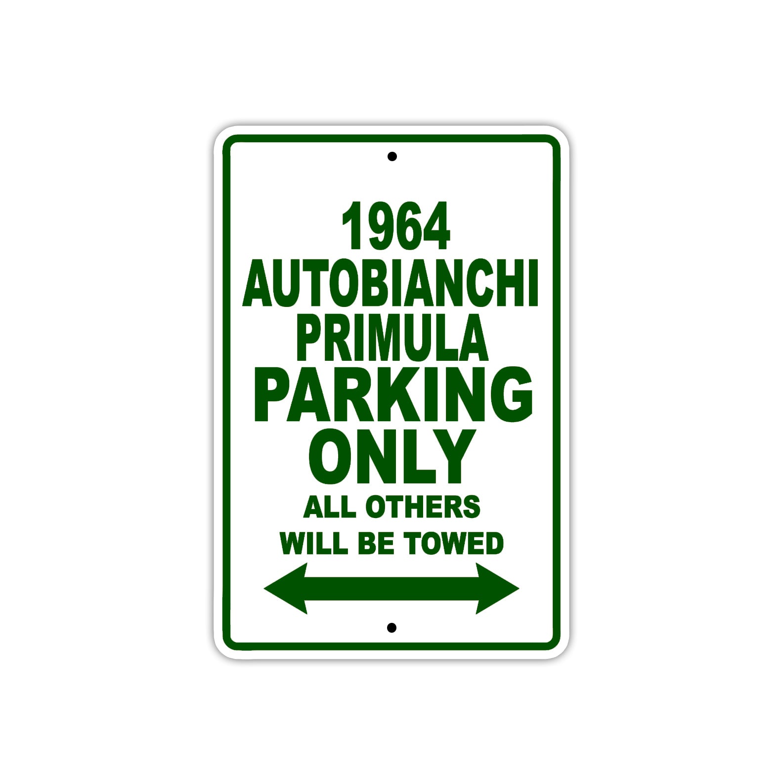 1964 Autobianchi Primula Parking Only All Others Will Be Towed