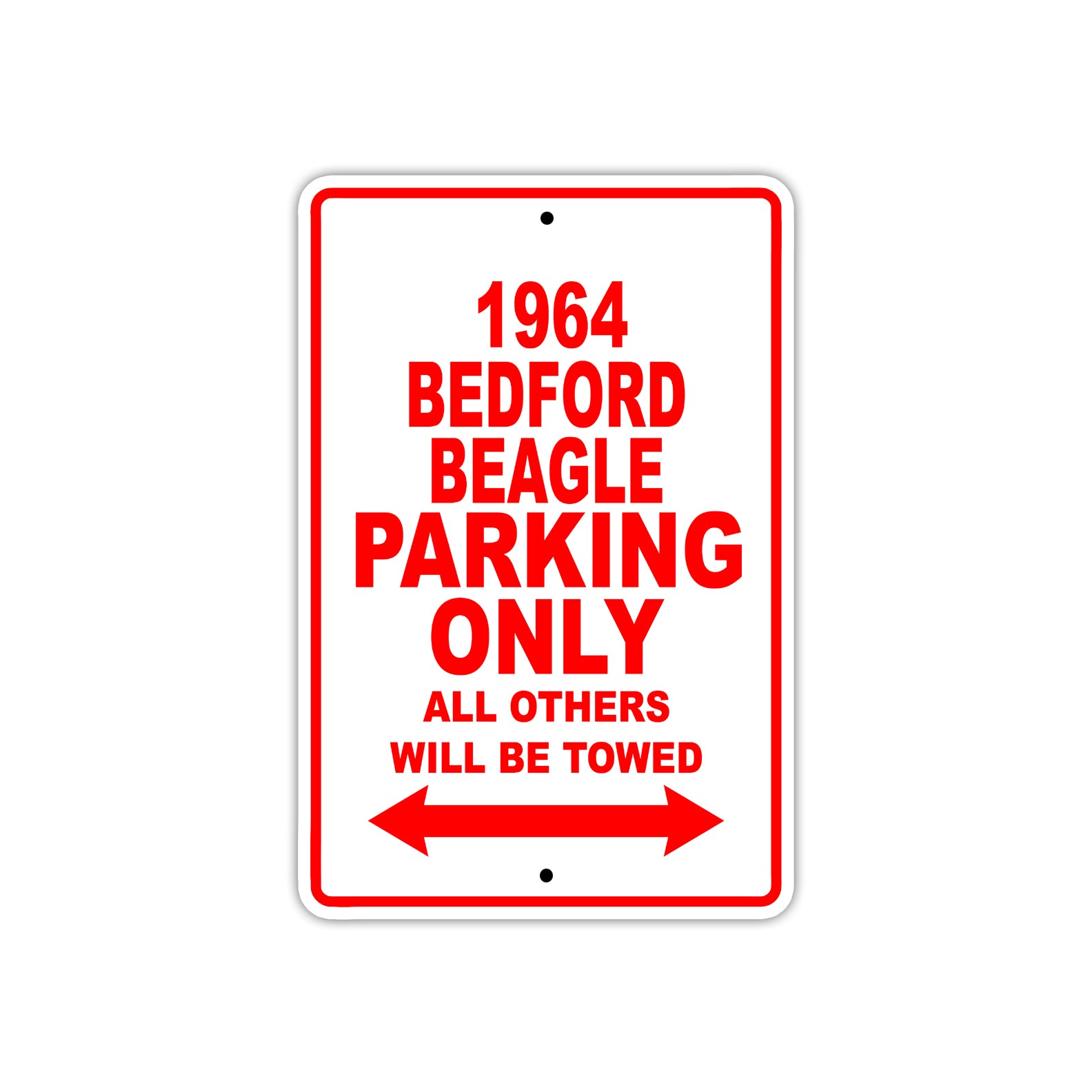 1964 Bedford Beagle Parking Only All Others Will Be Towed  