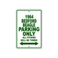 1964 Bedford Beagle Parking Only All Others Will Be Towed Signs