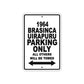 1964 Brasinca Uirapuru Parking Only All Others Will Be towed  