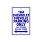 1964 Chevrolet Chevelle Parking Only All Others Will Be Towed  