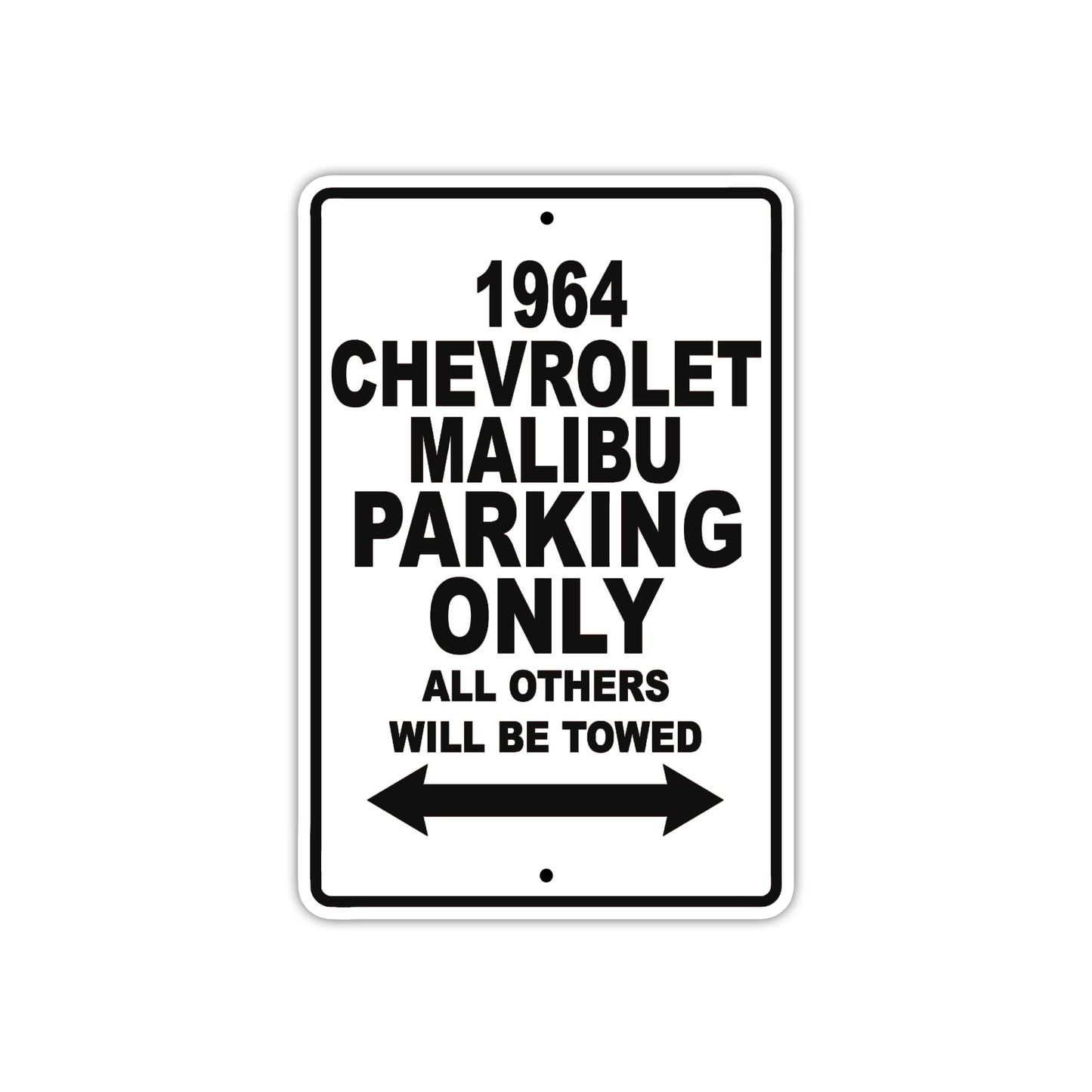 1964 Chevrolet Malibu Parking Only All Others Will Be Towed 