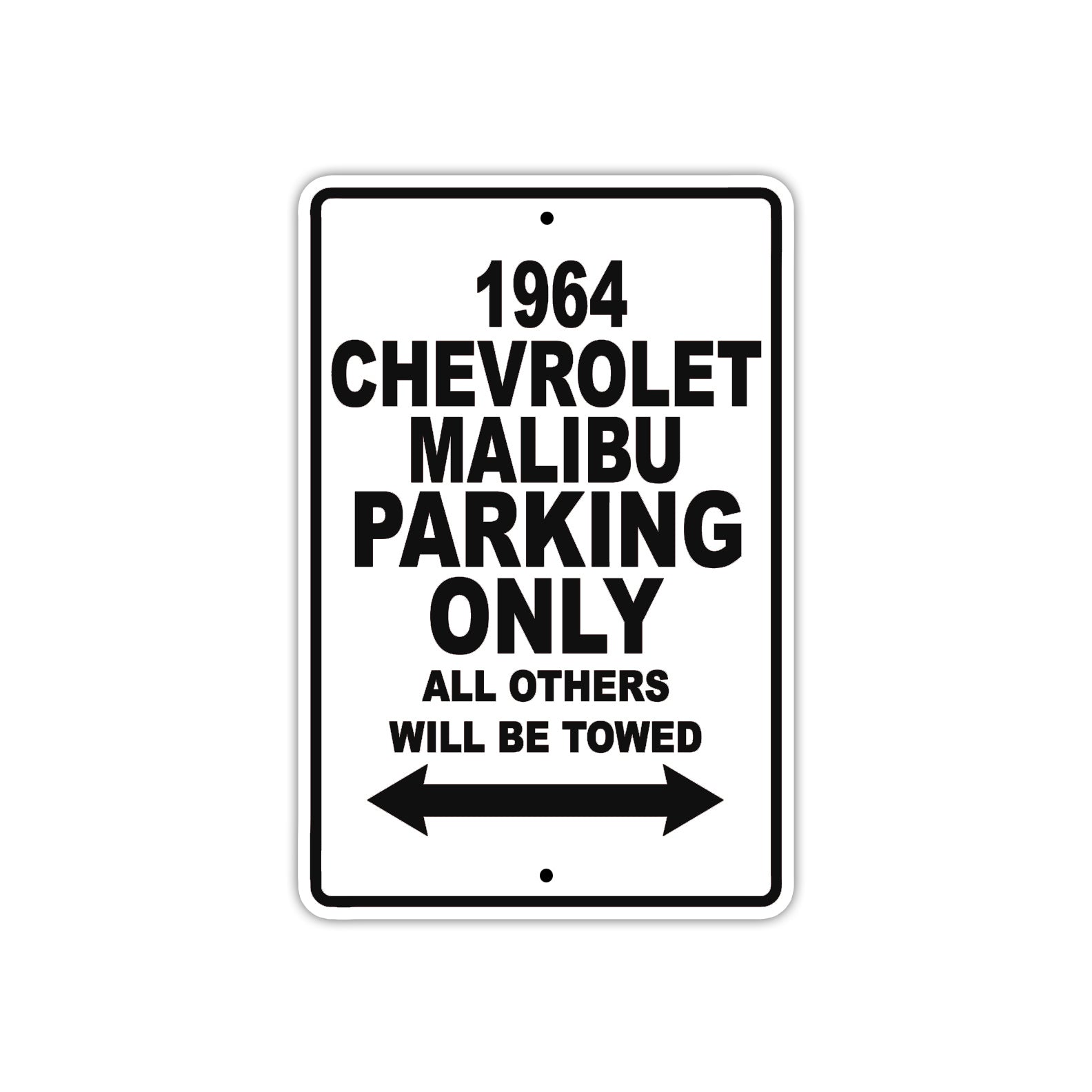 1964 Chevrolet Malibu Parking Only All Others Will Be Towed 