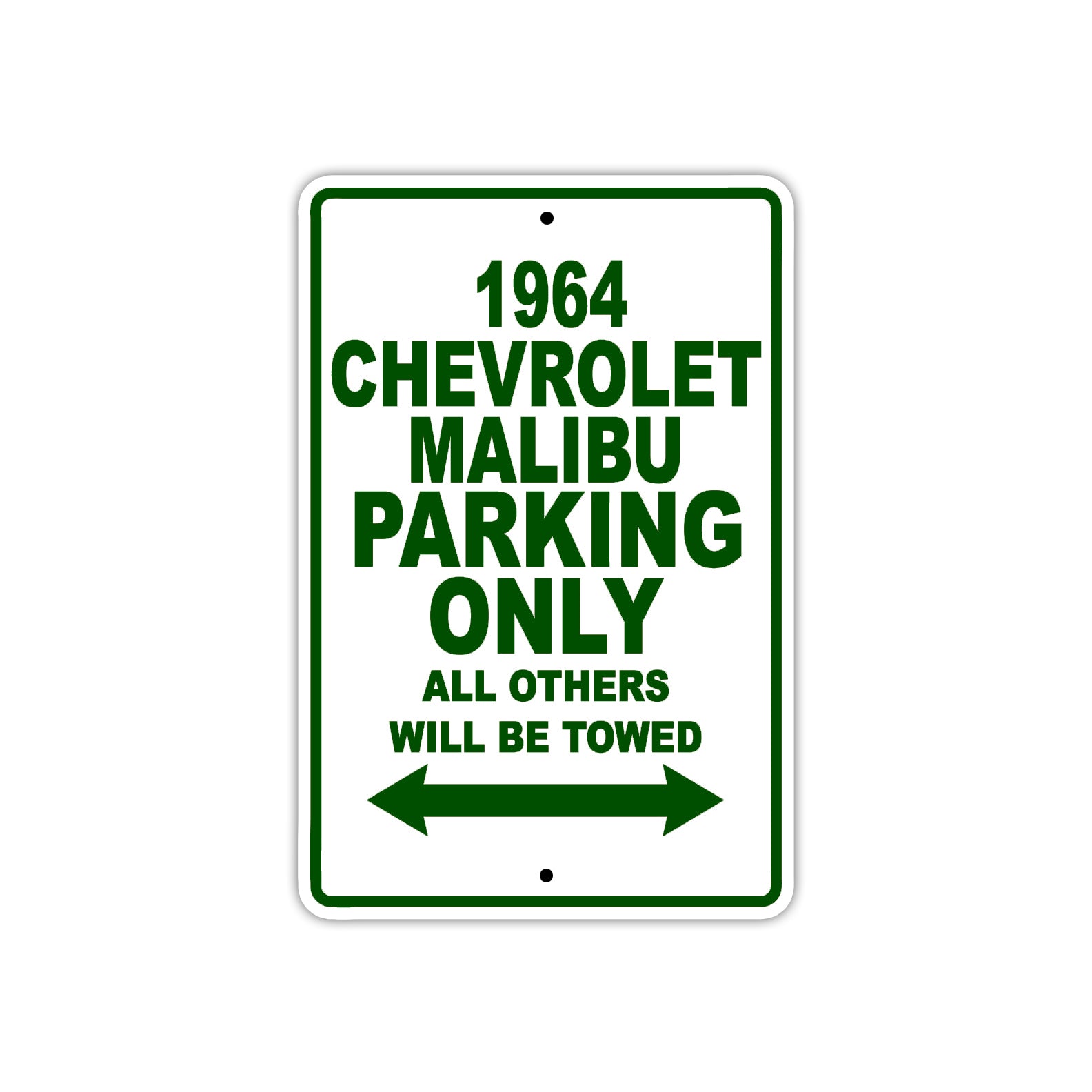 1964 Chevrolet Malibu Parking Only All Others Will Be Towed 