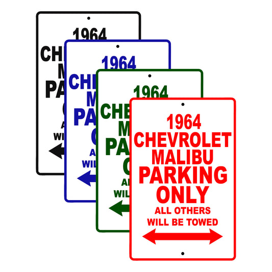 1964 Chevrolet Malibu Parking Only All Others Will Be Towed 