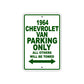 1964 Chevrolet Van Parking Only All Others Will Be Towed 