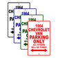 1964 Chevrolet Van Parking Only All Others Will Be Towed 
