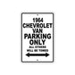 1964 Chevrolet Van Parking Only All Others Will Be Towed 