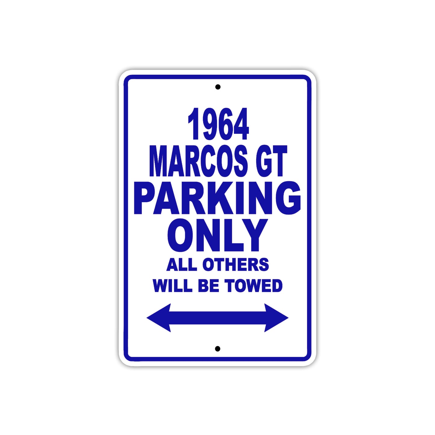 1964 Marcos GT Parking Only All Others Will Be Towed 