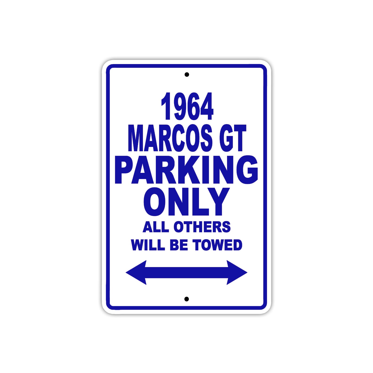 1964 Marcos GT Parking Only All Others Will Be Towed 