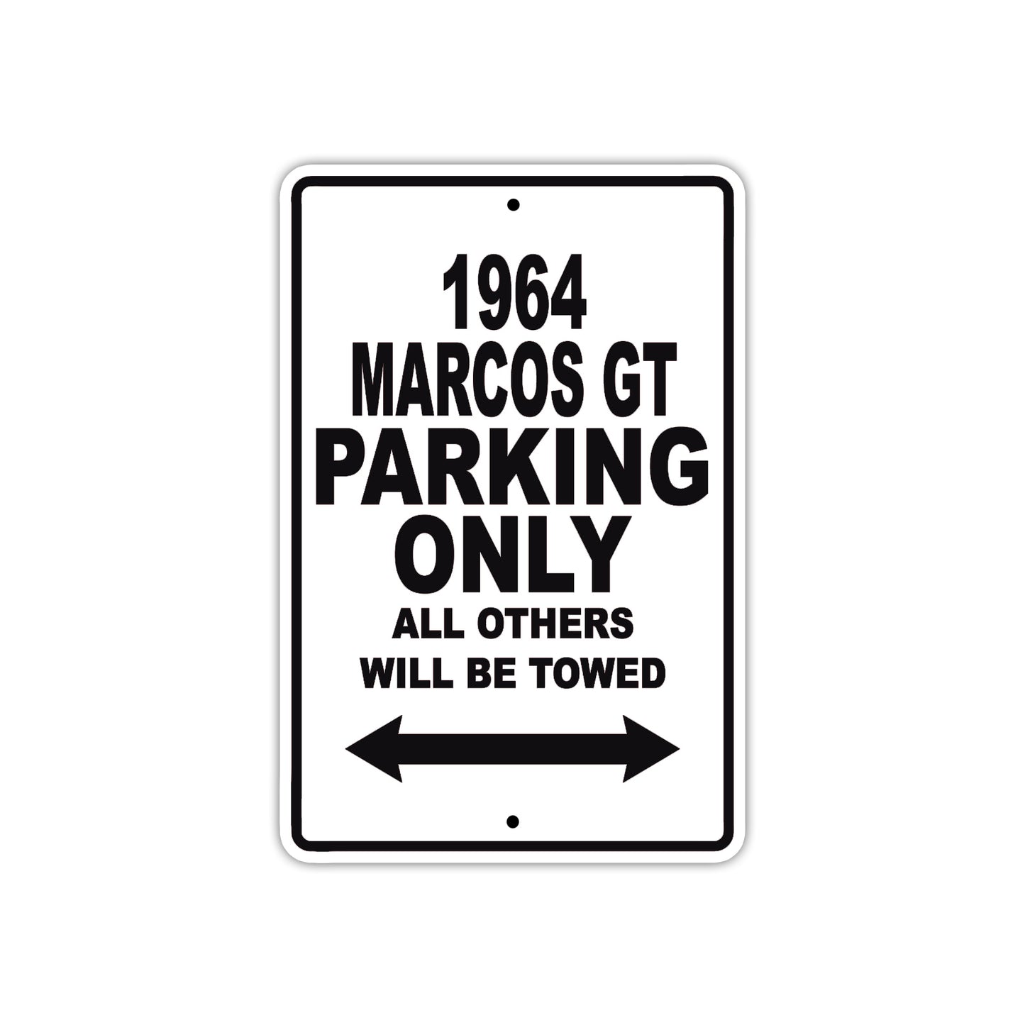 1964 Marcos GT Parking Only All Others Will Be Towed 