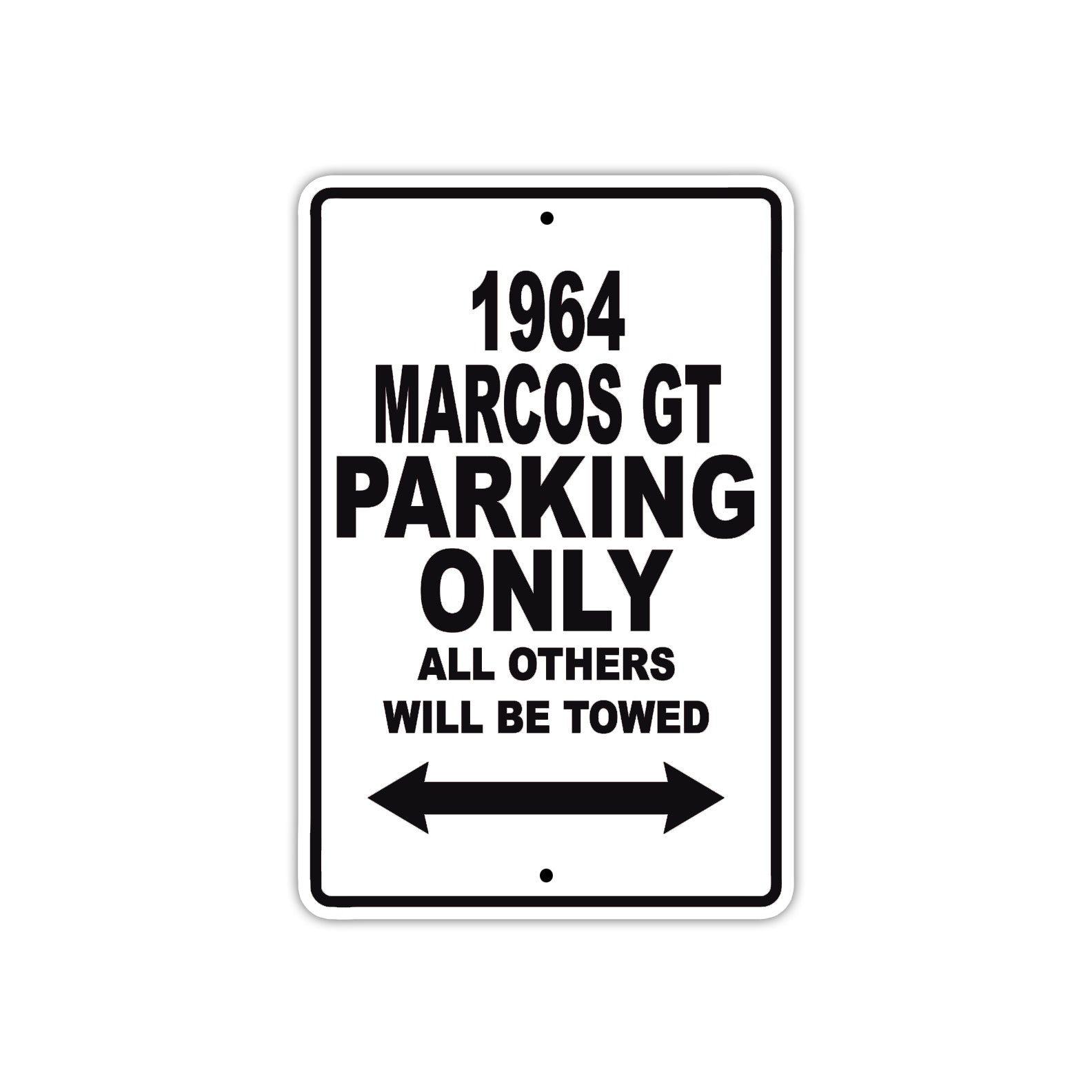 1964 Marcos GT Parking Only All Others Will Be Towed 