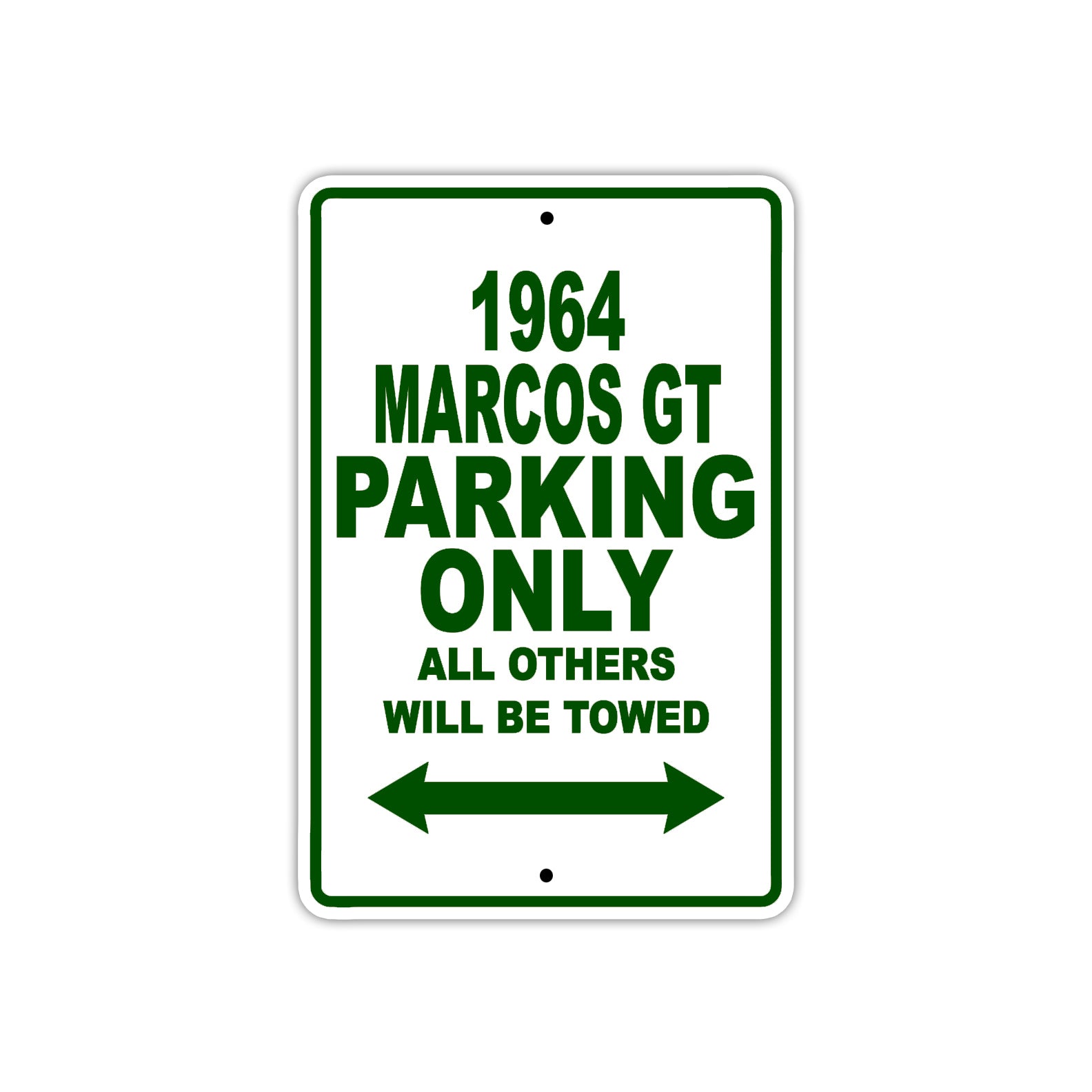 1964 Marcos GT Parking Only All Others Will Be Towed 