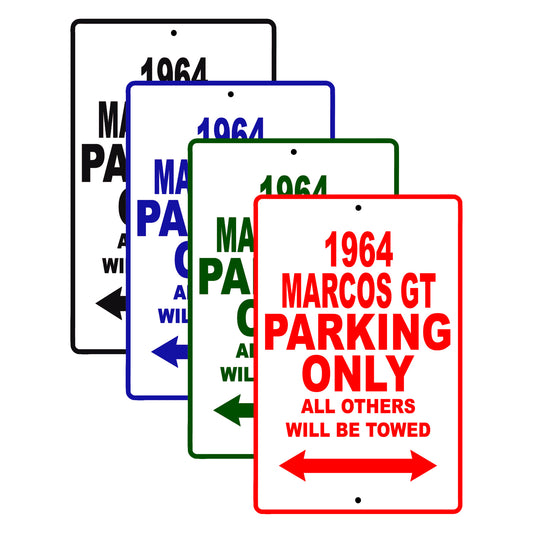 1964 Marcos GT Parking Only All Others Will Be Towed 