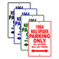 1964 NSU Spider Parking Only All Others Will Be Towed 