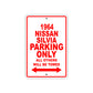 1964 Nissan Silvia Parking Only All others Will Be Towed 