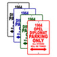 1964 Opel Diplomat Parking Only All Others Will Be Towed Signs 