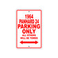 1964 Panhard 24 Parking Only All Others Will Be Towed Signs