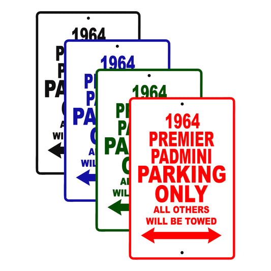 1964 Premier Padmini Parking Only All Others Will Be Towed 