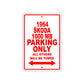 1964 Skoda 1000 MB Parking Only All Others Will Be Towed