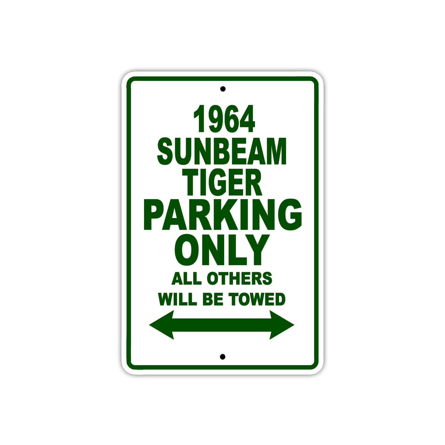 1964 Sunbeam Tiger Parking Only All Others Will Be Towed 