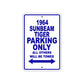 1964 Sunbeam Tiger Parking Only All Others Will Be Towed 