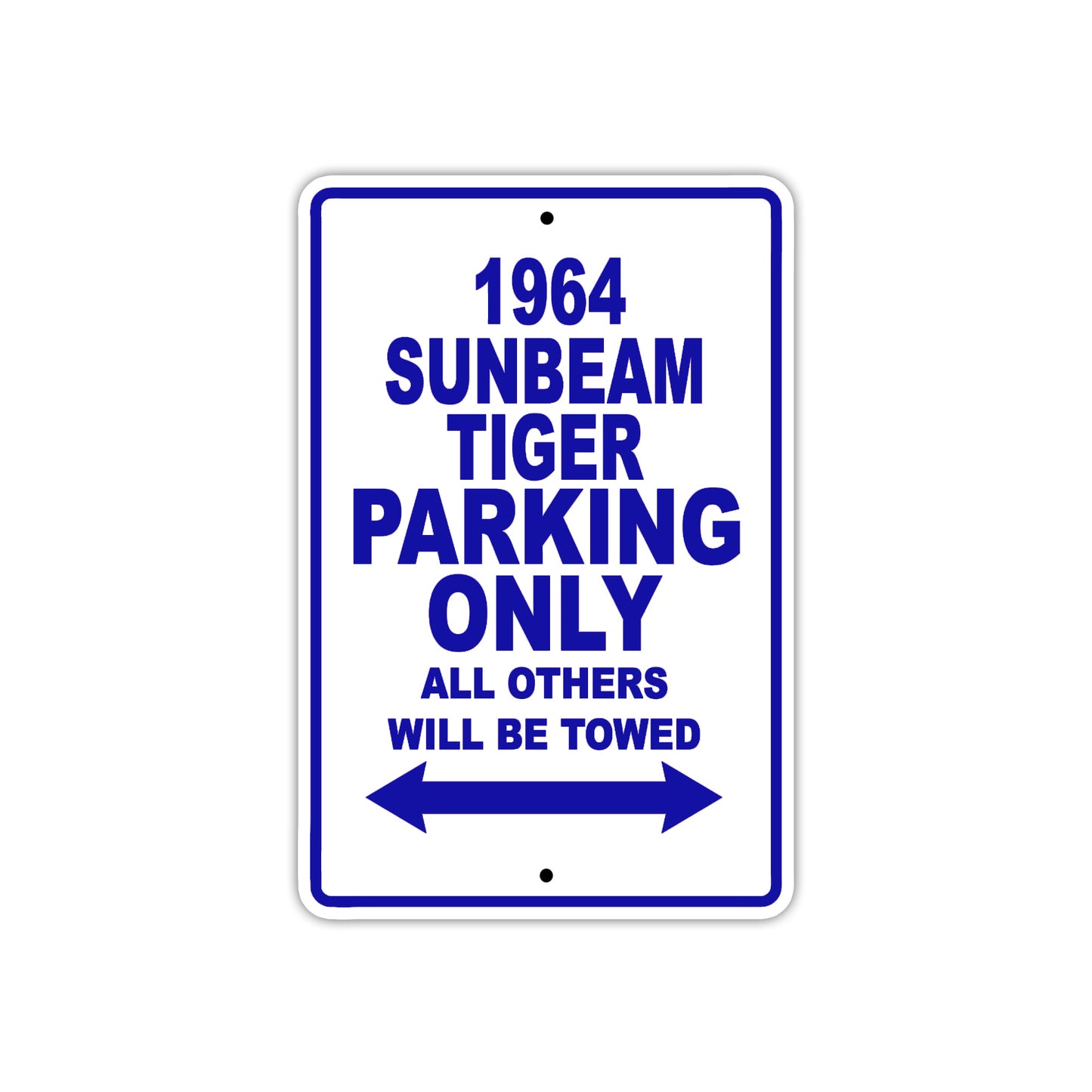 1964 Sunbeam Tiger Parking Only All Others Will Be Towed 