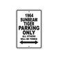 1964 Sunbeam Tiger Parking Only All Others Will Be Towed 