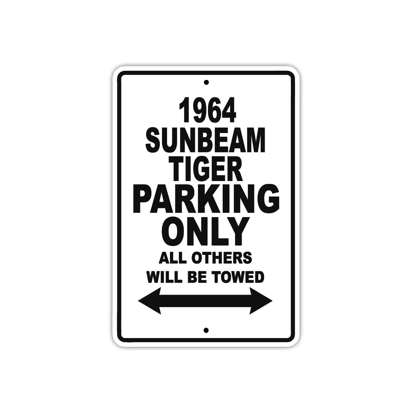 1964 Sunbeam Tiger Parking Only All Others Will Be Towed 