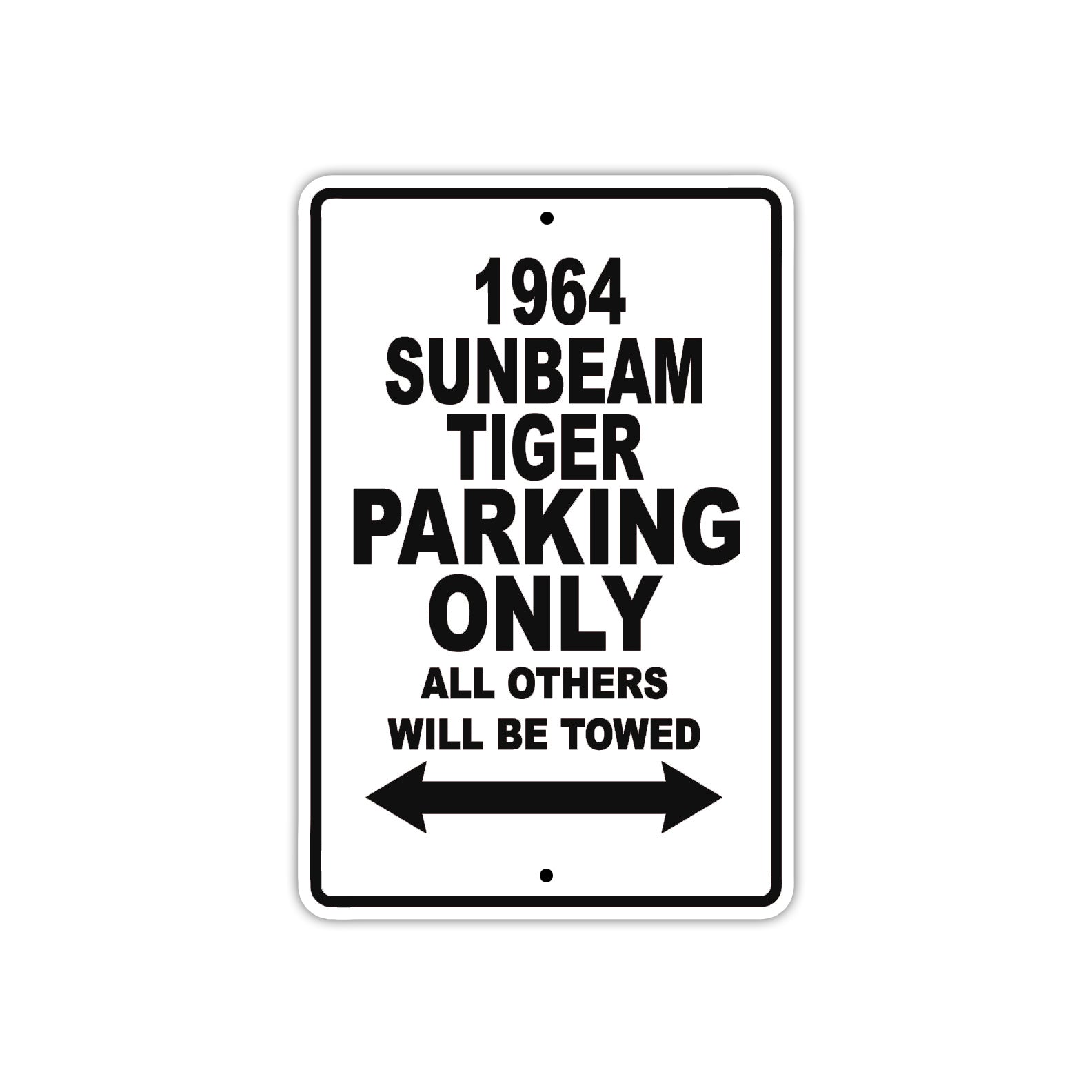 1964 Sunbeam Tiger Parking Only All Others Will Be Towed 