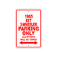 1965 BET 3-Wheeler Parking Only All Others Will Be Towed 