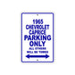 1965 Chevrolet Caprice Parking Only All Others Will Be Towed