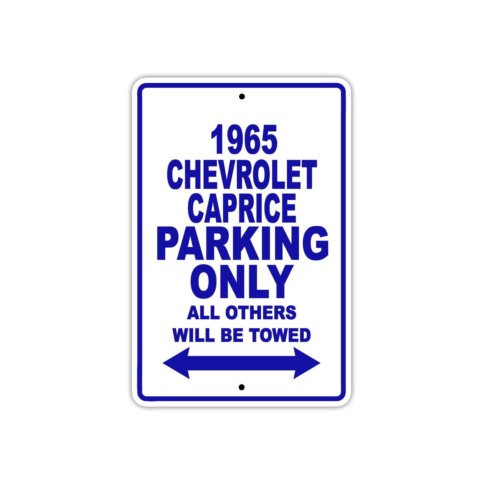 1965 Chevrolet Caprice Parking Only All Others Will Be Towed