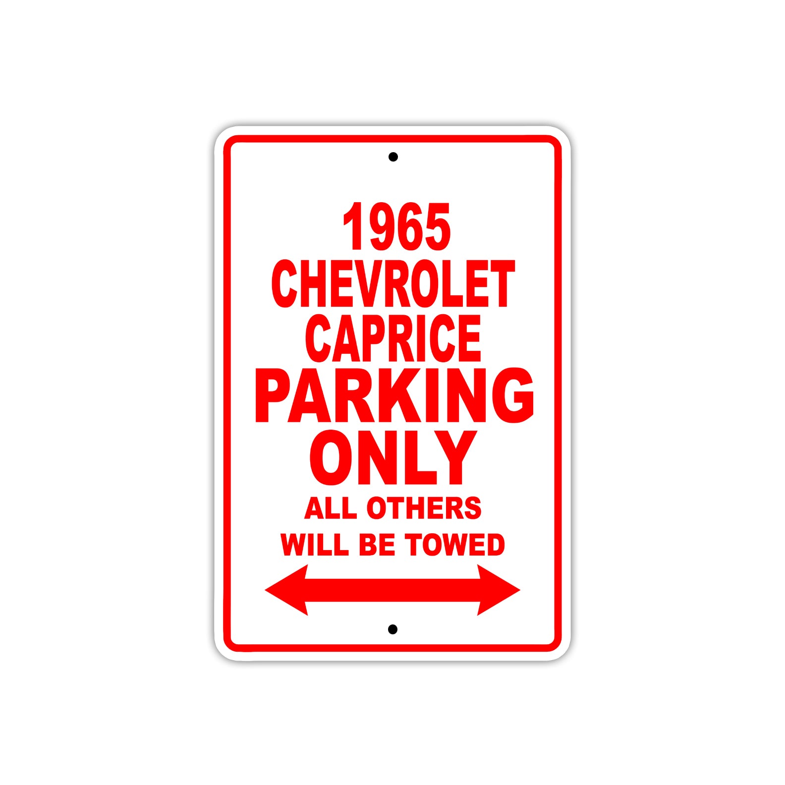 1965 Chevrolet Caprice Parking Only All Others Will Be Towed