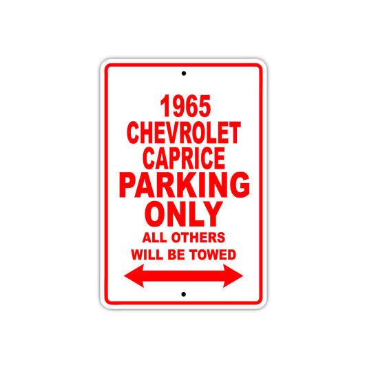 1965 Chevrolet Caprice Parking Only All Others Will Be Towed