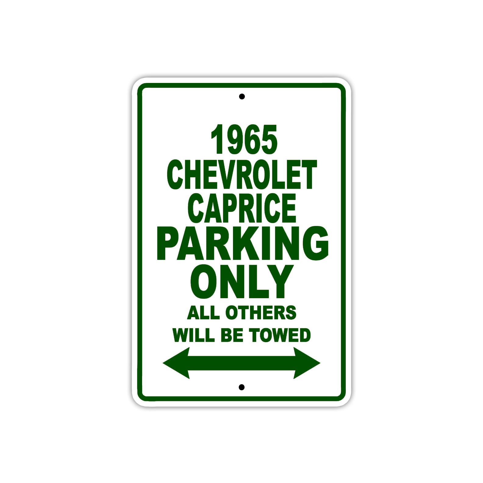 1965 Chevrolet Caprice Parking Only All Others Will Be Towed