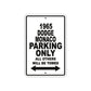 1965 Dodge Manaco Parking Only All Others Will Be Towed