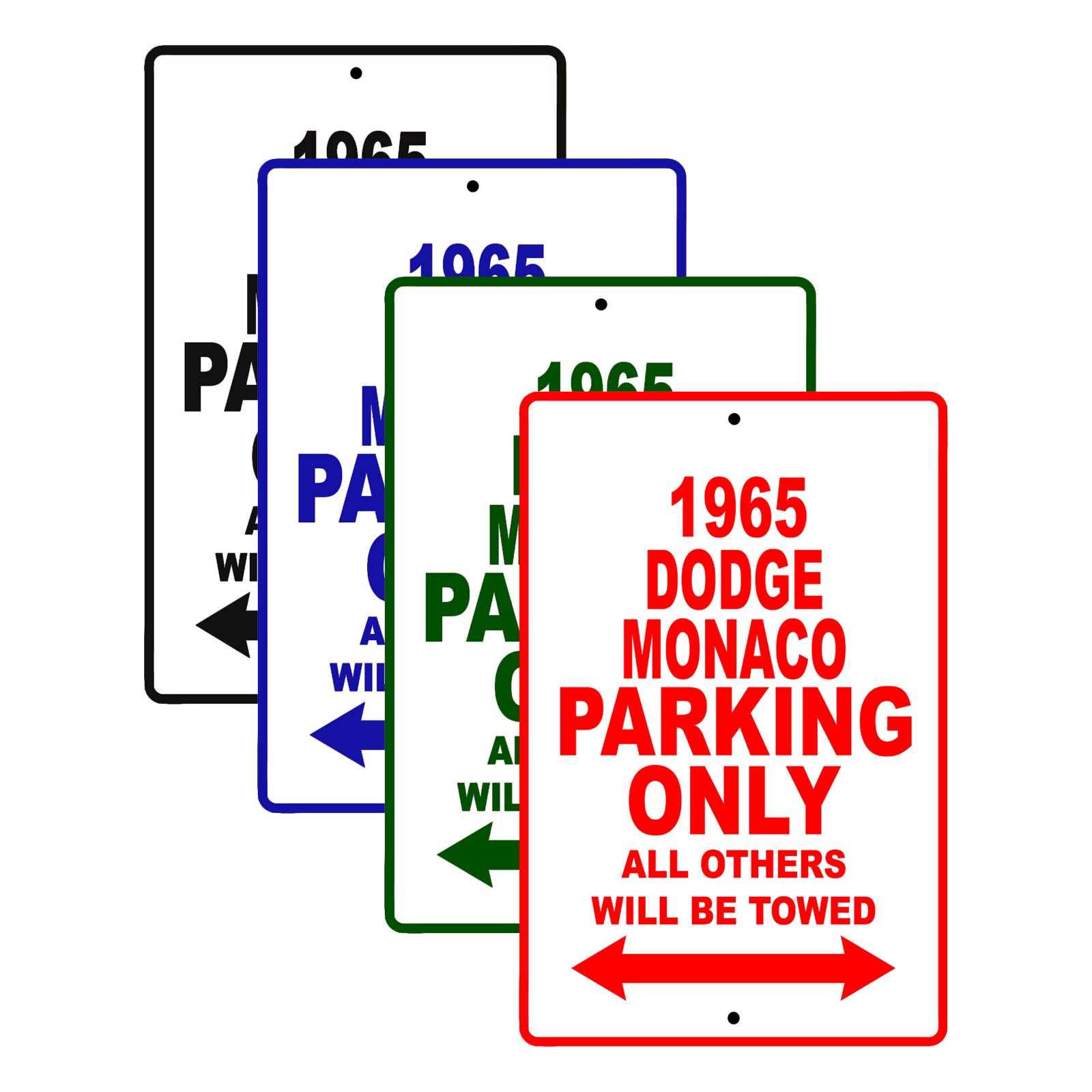 1965 Dodge Manaco Parking Only All Others Will Be Towed  