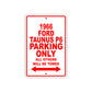 1965 Ford Taunus P6 Parking Only All Others Will Be Towed Sign Plate