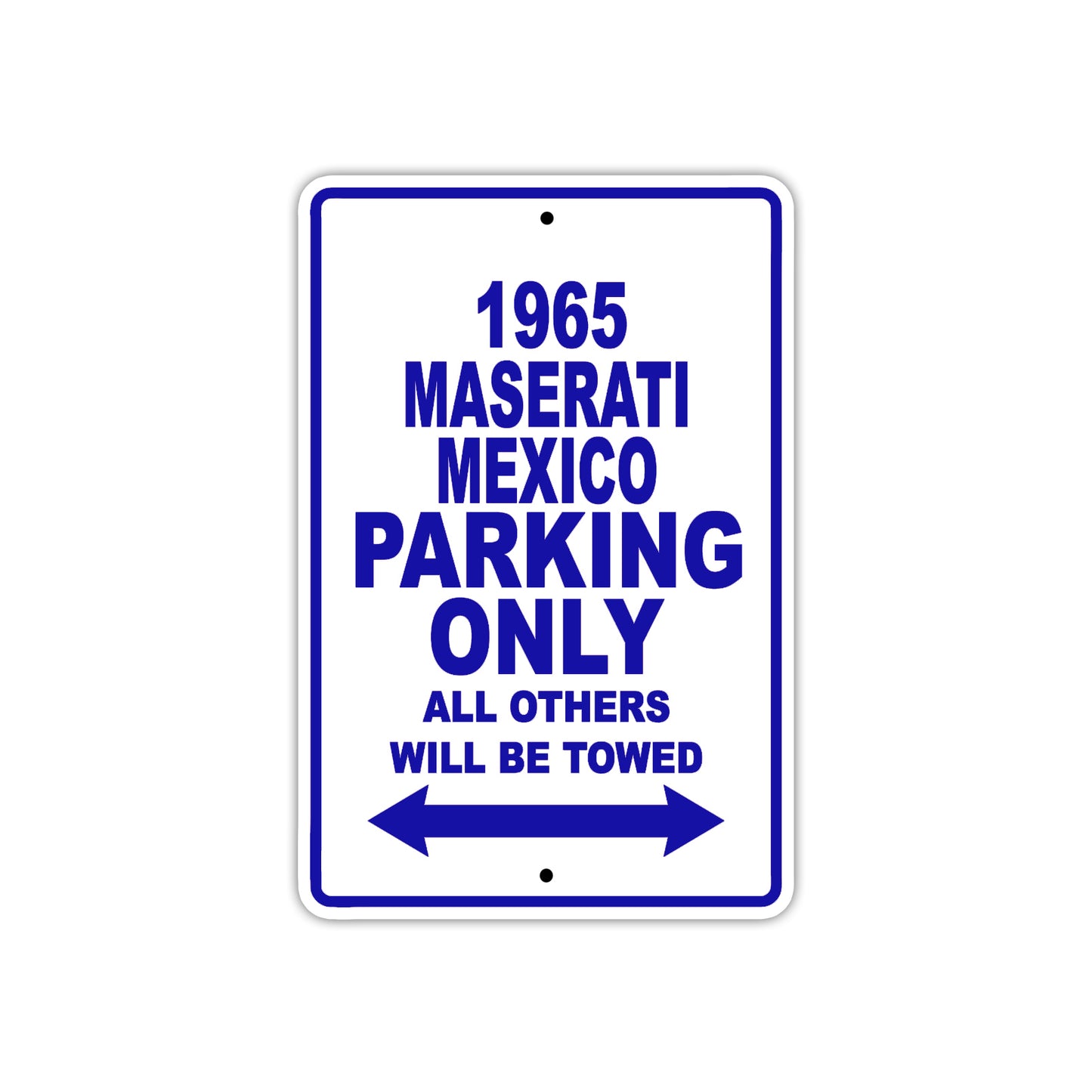 1965 Maserati Mexico Parking Only All Others Will Be Towed
